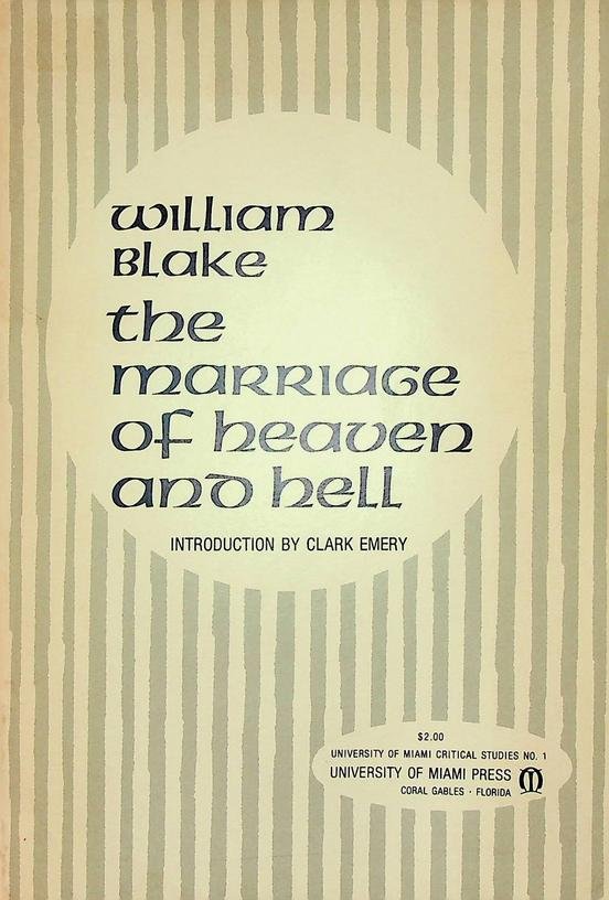 Blake, William - The marriage of heaven and hell