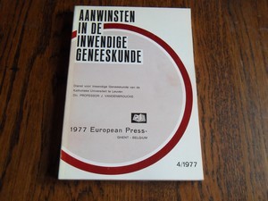 Vandenbroucke, J. Professor - Aanwinsten in de inwendige geneeskunde 4/1977