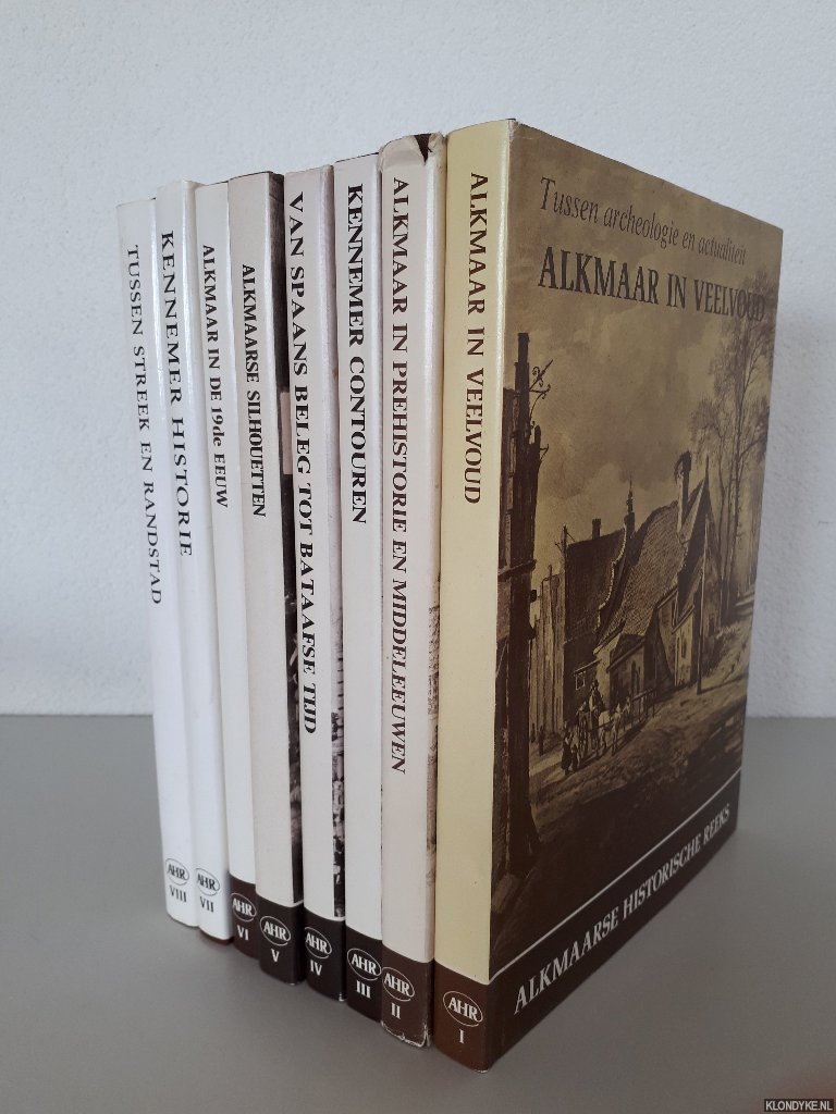 Bijl, M. van der - e.a. (redactie) - Alkmaarse Historische Reeks I-VIII (8 delen)
