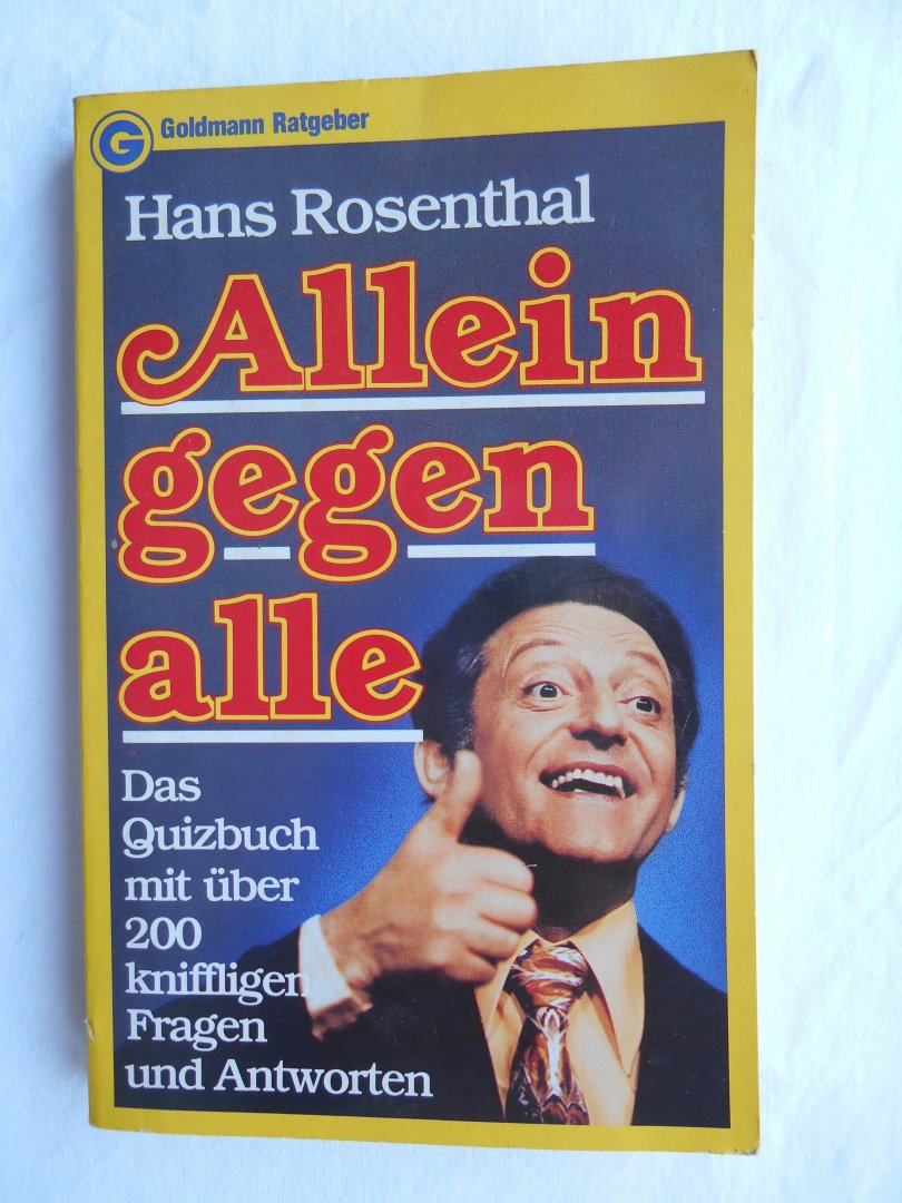 Rosenthal, Hans - Allein gegen alle