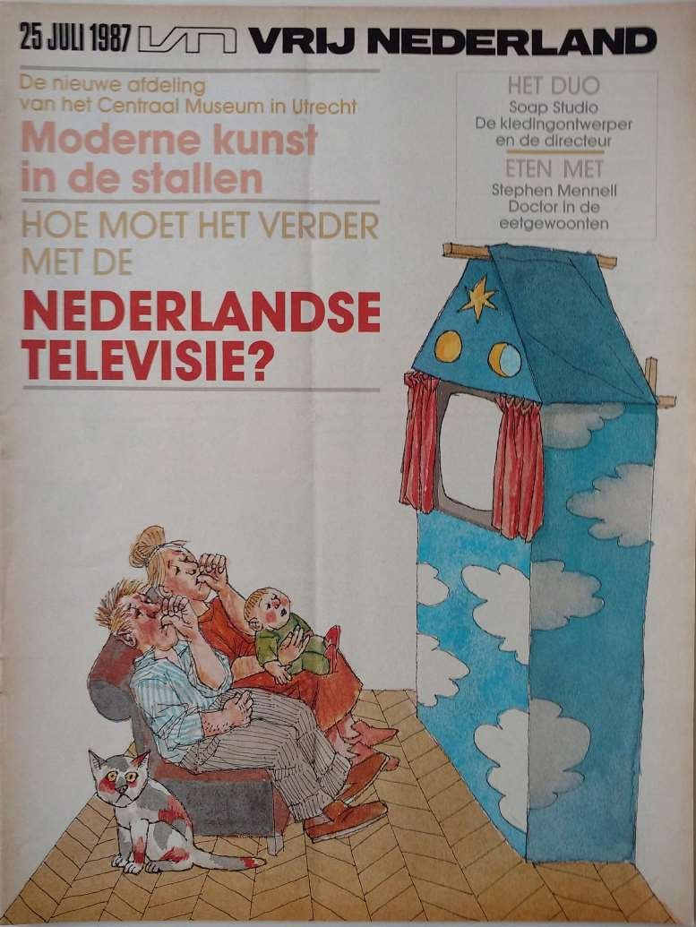 Gerard van Westerloo (redactie). Tekeningen: Peter Vos - Hoe moet het verder met de Nederlandse televisie?