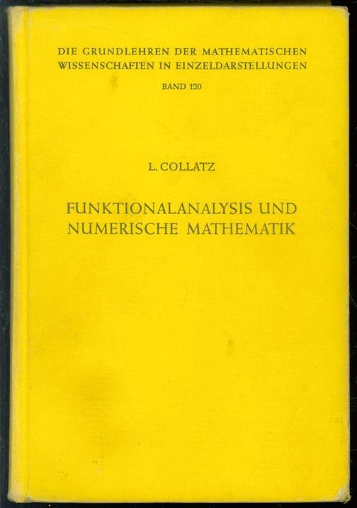 L Collatz - Funktionalanalysis und numerische Mathematik.