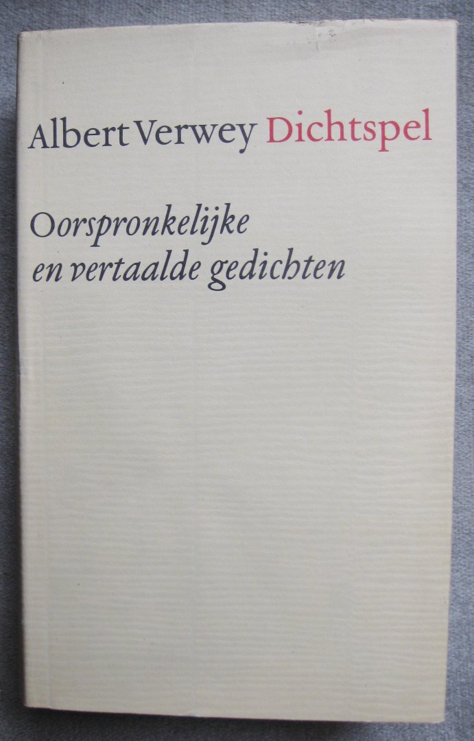 Verwey, Albert - Dichtspel