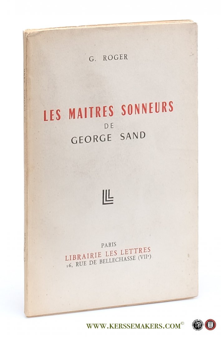 Roger, G. / George Sand. - Les maitres sonneurs de George Sand.