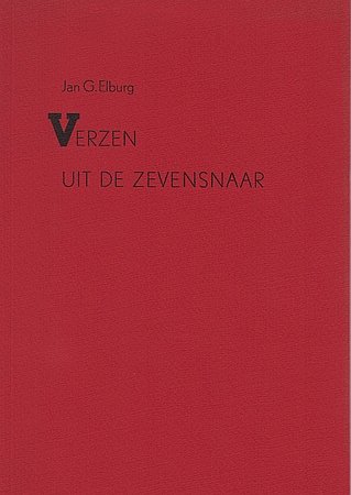 ELBURG, Jan G. - Verzen uit de Zevensnaar.