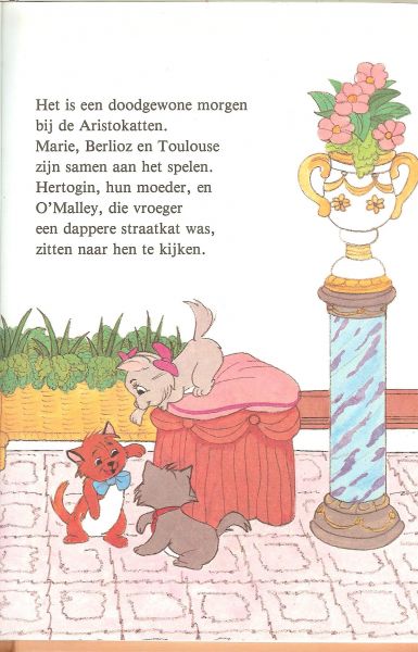 Walt Disney en vertaling door Claudy Pleysier - De speurtocht naar de poezen.