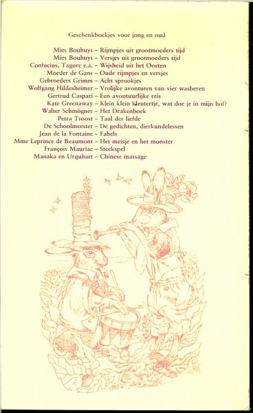 Bouhuys, Mies  met illustraties van Will Berg - Versjes uit Grootmoeders tijd