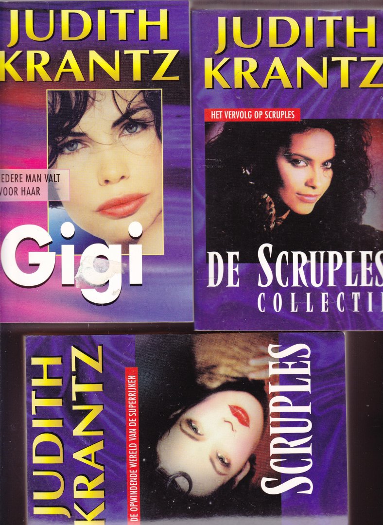Krantz, J. - Gigi; Scruples, De Scruples collectie - 3 boeken