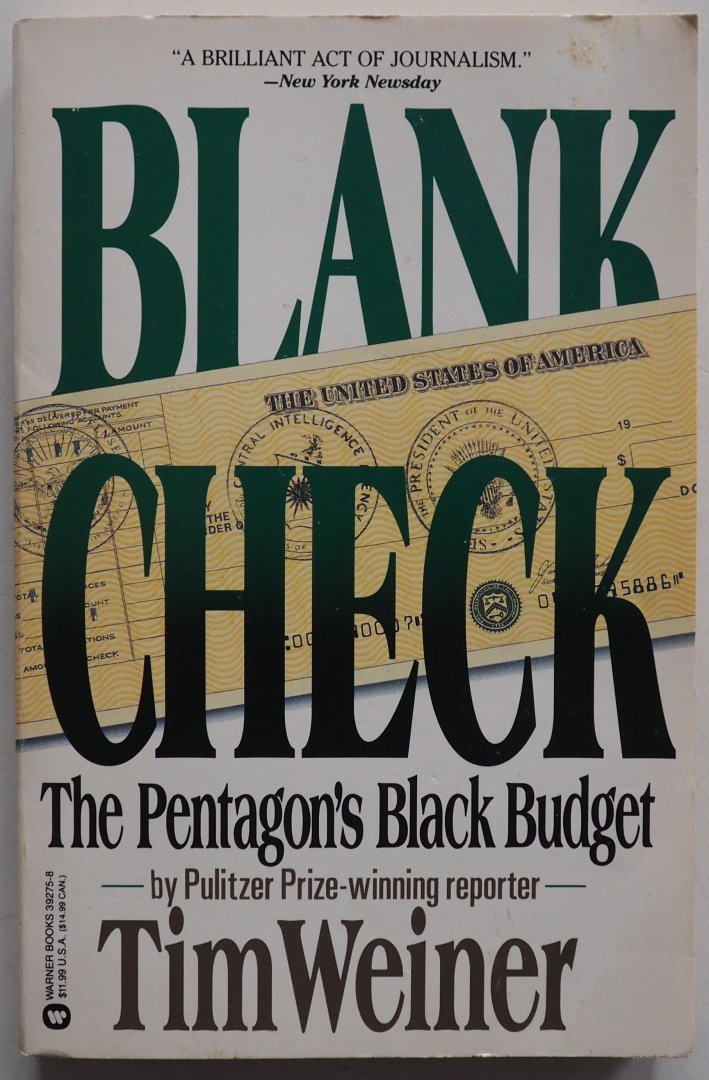 Weiner Tim - Blank Check  The Pentagon's Black Budget