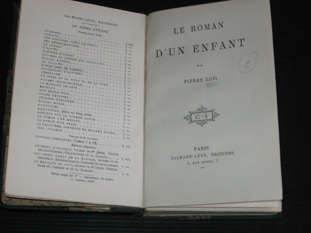 Loti, Pierre - Le roman d'un enfant