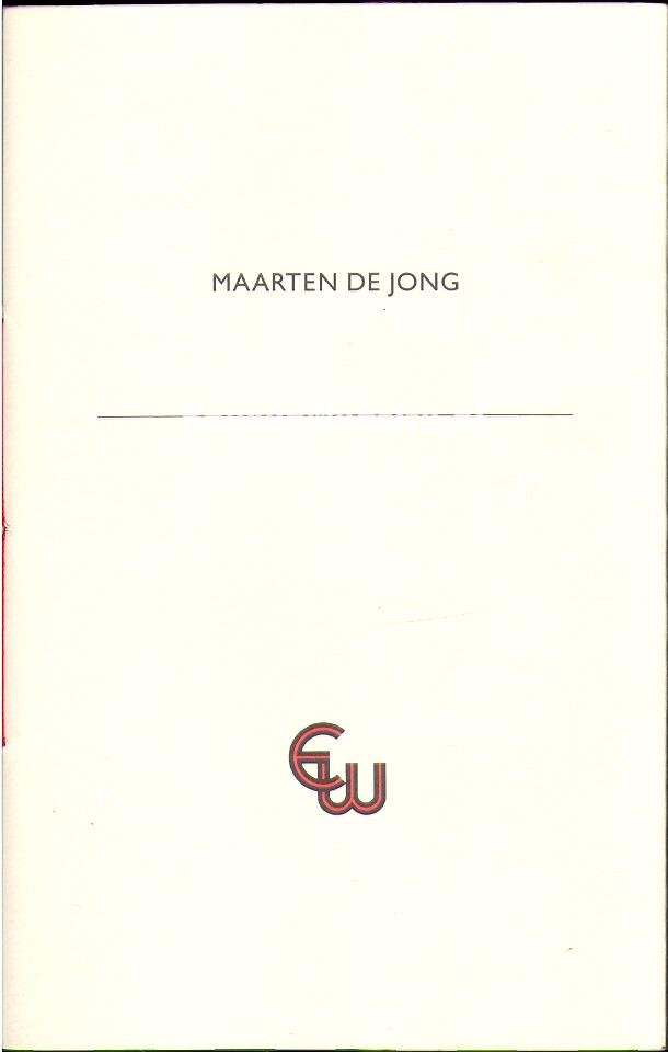 Diversen - Maarten de Jong