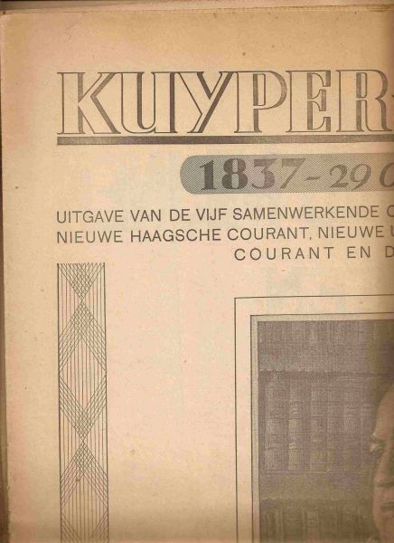 red. - Kuyper-nummer 1837 - 29 october - 1937