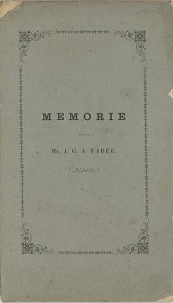 Faber, J.G.A. - Memorie omtrent de werking van de reglementen .... collegie van hoofd-ingelanden ... Noorder ij en zeedijk ....bedijkte meeren. Faber, J.G.A. - Memorie omtrent de werking van de reglementen .... collegie van hoofd-ingelanden ... Noorder ij en zeedijk ....bedijkte meeren.