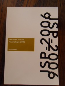Laar, Colette van (ea, redactie) - Jaarboek Sociale Psychologie 2006.  Associatie van Sociaal Psychologisch Onderzoekers (ASPO)