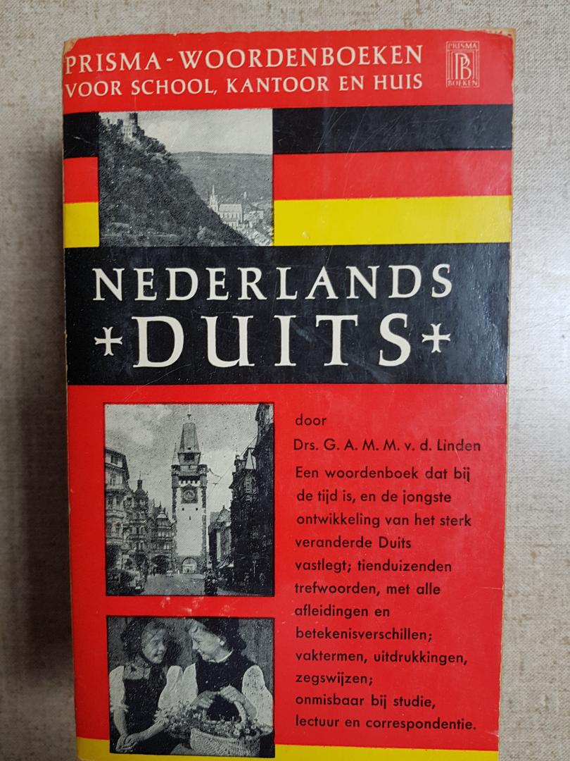 Linden v.d. - Nederlands -Duits woordenboek