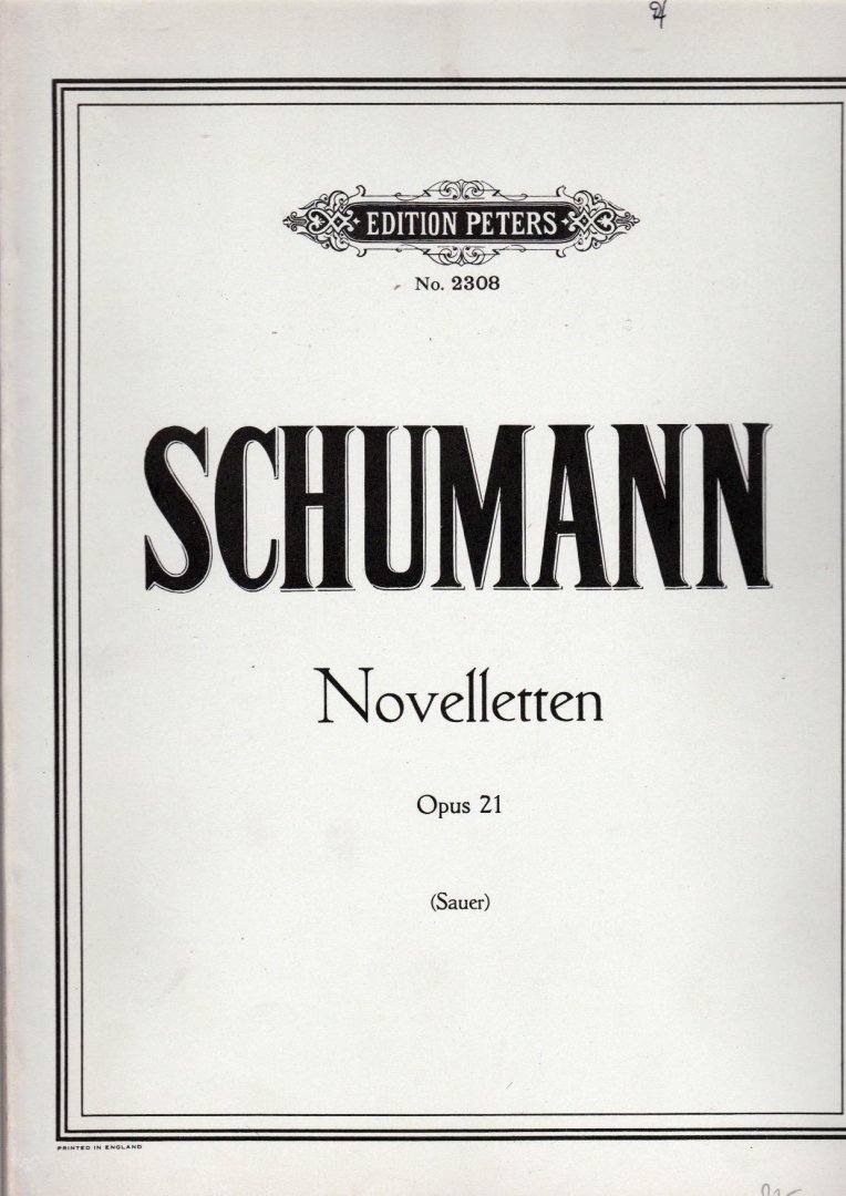 Schumann, Robbert - Noveletten opus 21