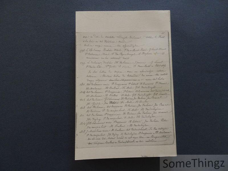 Paul Edward Van Eycken / Rolf Falter. - Uit Herents verleden.  Het manuscript van Paul Edward Van Eycken (1833-1927) met aantekeningen van Rolf Falter. [Gesigneerd.]