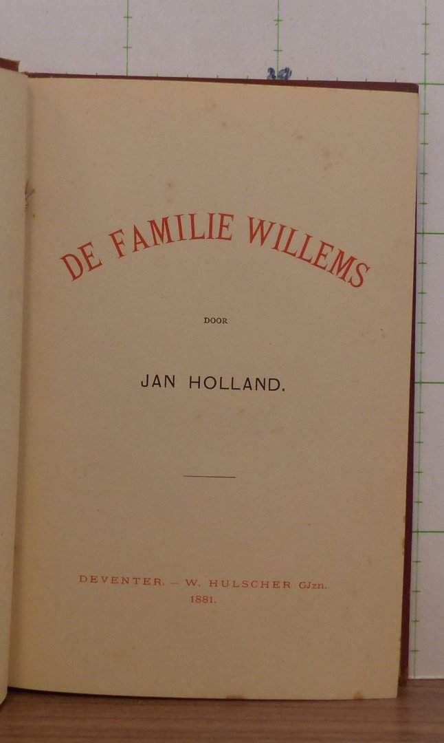 Holland, Jan - de familie Willems