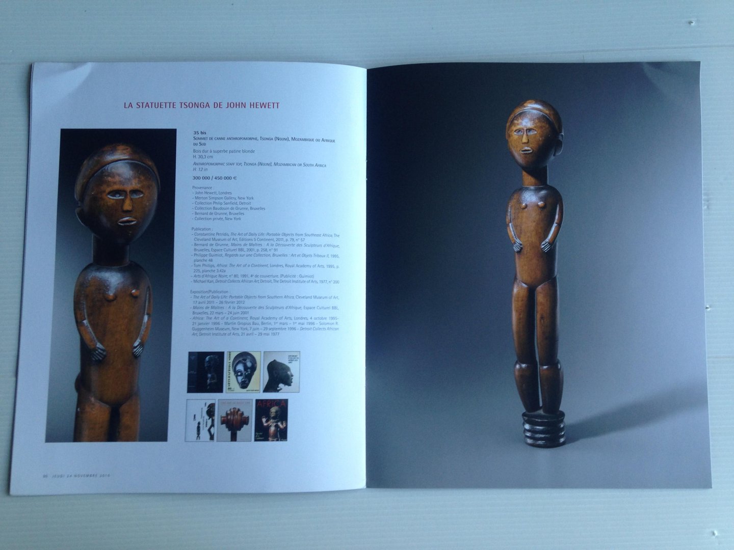 Catalogus Binoche et Giquello - Deux Chefs-d’Oeuvre de l’Art African