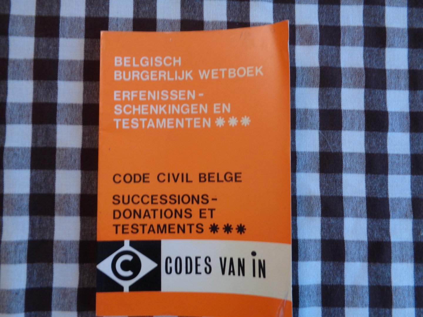 luk van gelder  karel van baarle magda claesen - belgisch burgerlijk wetboek