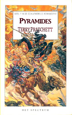 Pratchett, Terry - deel 7 in de Schijfwereld-romanserie; Pyramides- het boek van derwaarts gaan .