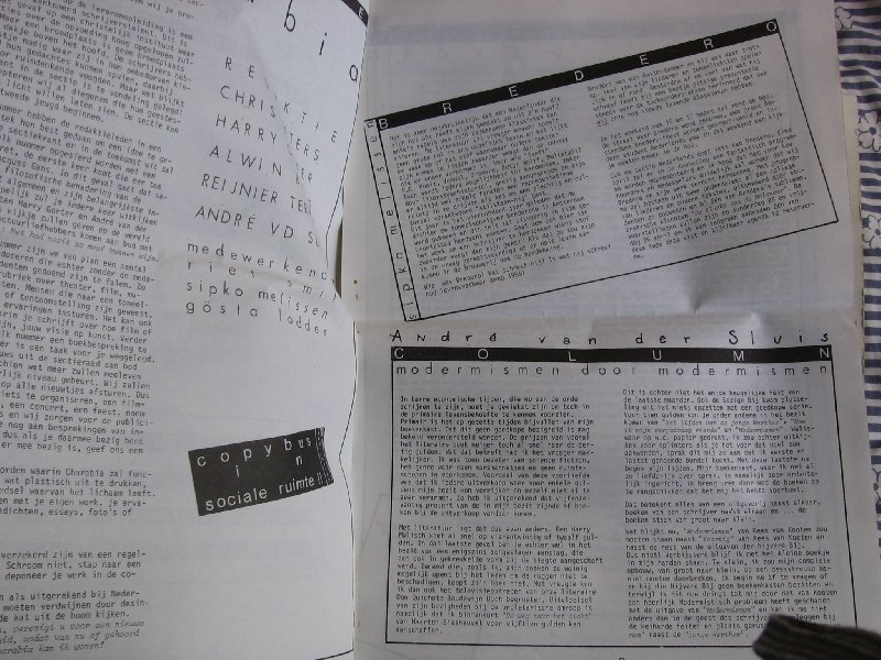  - Charabia, Sektiekrant nederlands