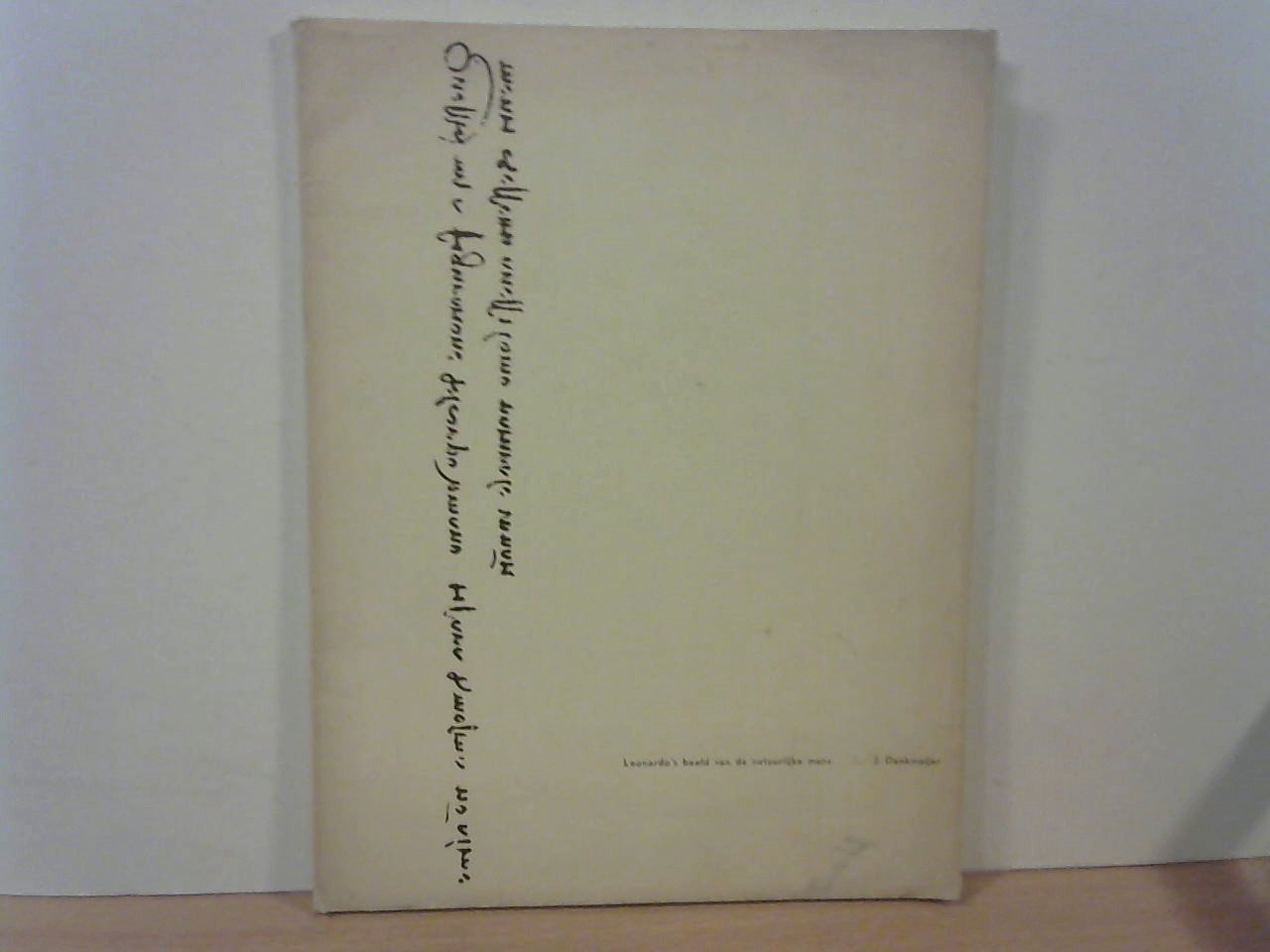 Dankmeijer, J. - Leonardo's beeld van de natuurlijke mens