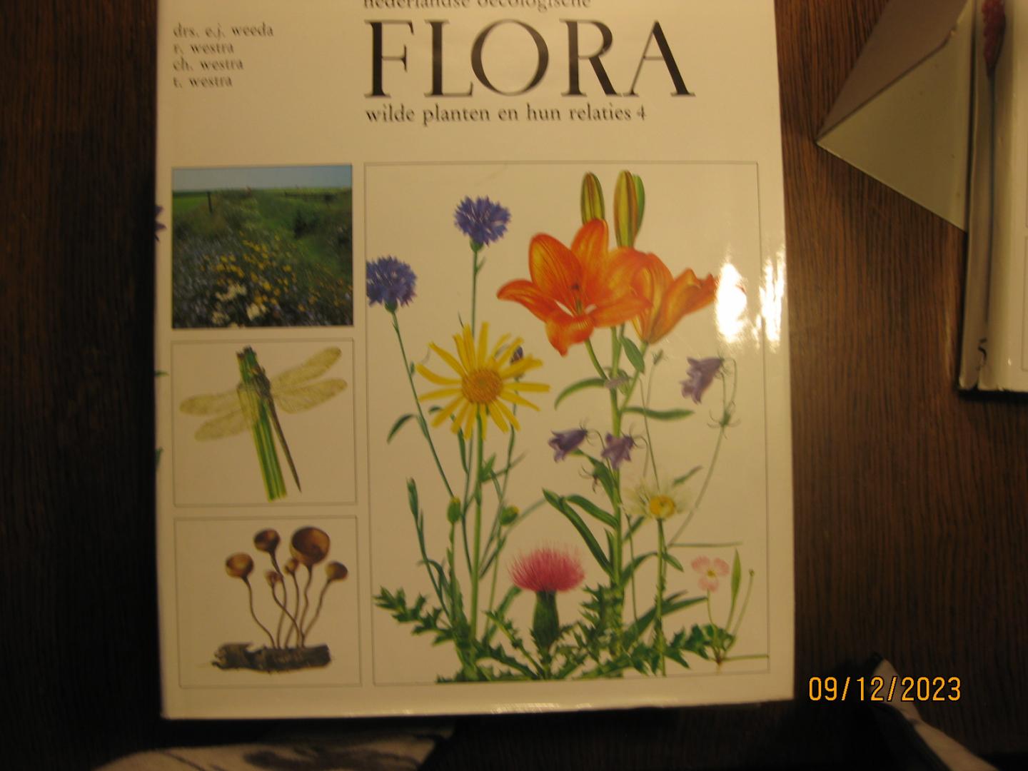 drs E J Weeda --R Westra--CH Westra --T Westra - Nederlandse oecologische flora / 5 wilde planten / druk 1