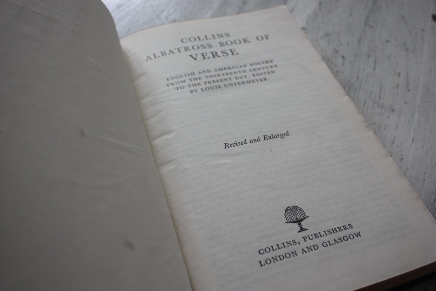 Untermeyer, Louis - Collins Albatross Book of Verse