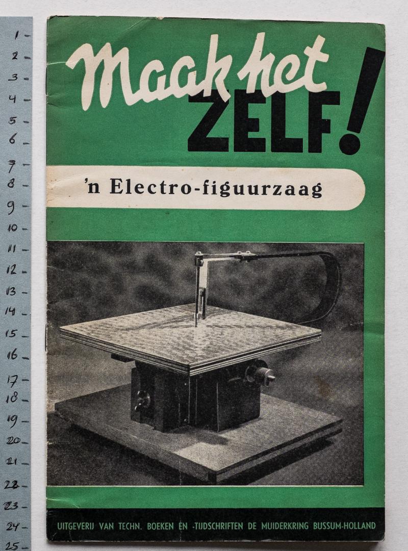 Gelder, J. van - De electrische figuurzaagmachine