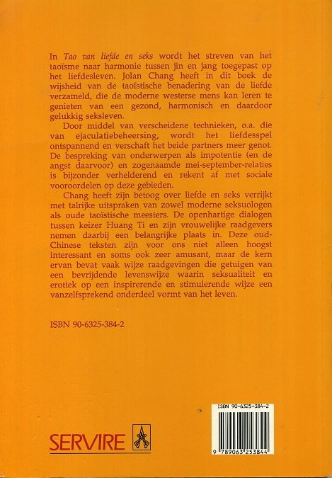 Chang, Jolan - De Tao van Liefde en Seks. De oude Chinese kunst van liefde en extase.