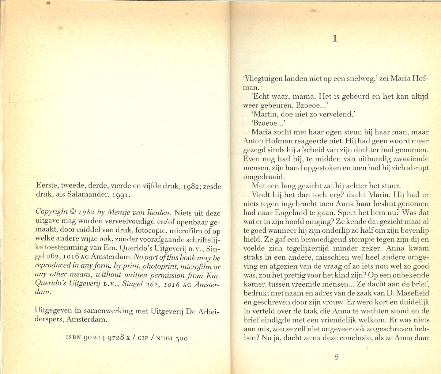 Keulen (Pseudoniem van Francina van der Steen - Den Haag, 10 juni 1946), Mensje van - Overspel - Vernuftige intriges, geschreven in een ragfijne stijl, die de spanning door het hele boek opvoeren