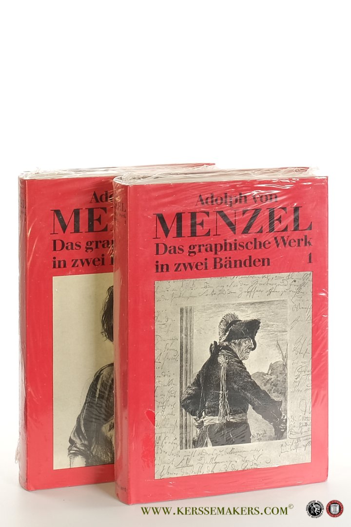 Menzel, Adolph von. - Das graphische Werk in zwei Bänden. Ausgewählt von Heidi Ebertshäuser. Mit einem Vorwort von Jens Christian Jensen und einem Essay von Max Liebermann.