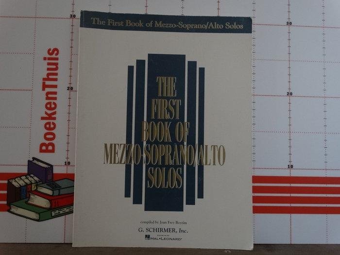 Frey Boytim, Joan - the first book of mezzo soprano / alto solos