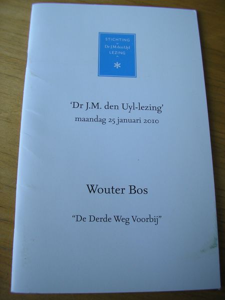 Bos, Wouter - De Derde Weg Voorbij
