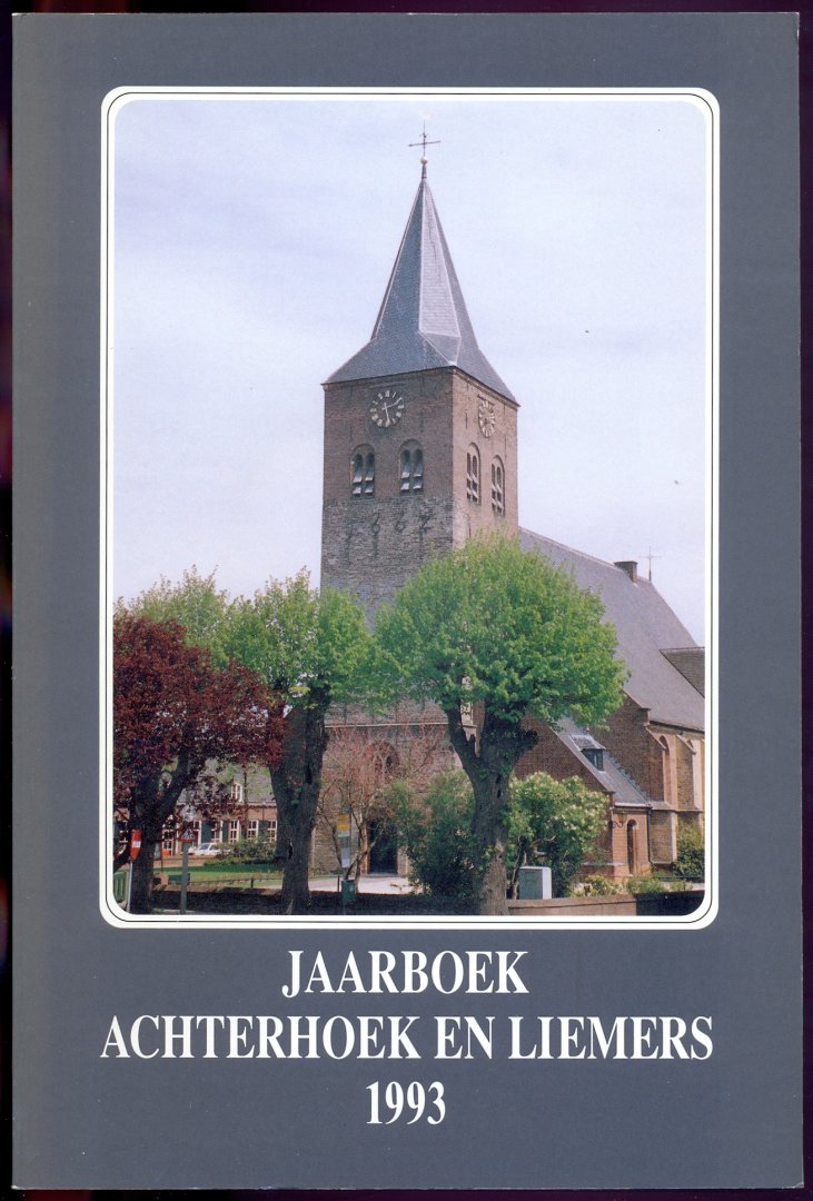 redactie - Jaarboek Achterhoek en Liemers 1993