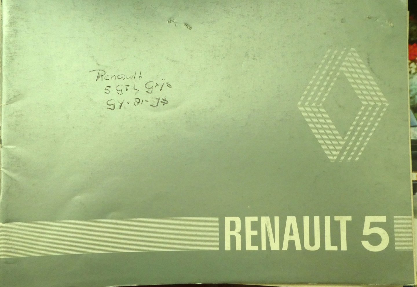 Renault - Instructieboekje Renault 5 1981