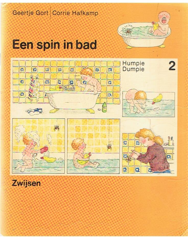 Gort, Geertje en Hafkamp, Corrie - Humpie Dumpie 2 - Een spin in bad - inclusief oefenboekje (niet ingevuld)