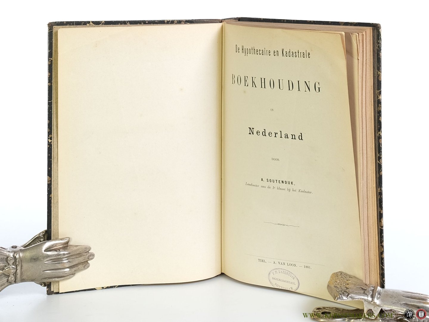 Soutendijk, A. - De Hypothecaire en Kadastrale Boekhouding in Nederland.