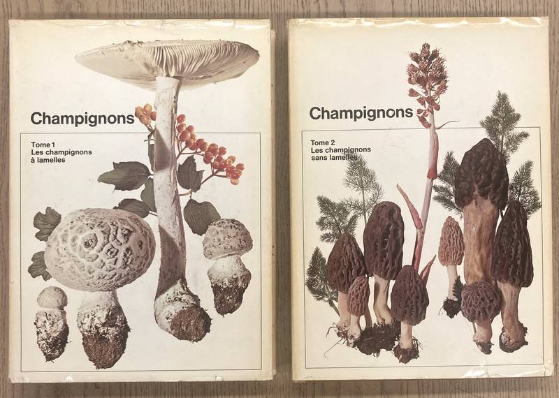 SCHLITTLER, JAKOB. - Champignons. Tome 1:  Les champignons à lamelles. + Tome 2: Les champignons sans lamelles. [Two Volumes]