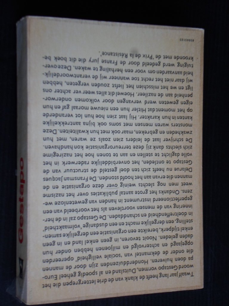 Delarue, Jacques - Geschiedenis van de Gestapo