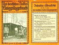 German State - Des Deutsches Volkes Kriegstagebuch (diverse numbers)