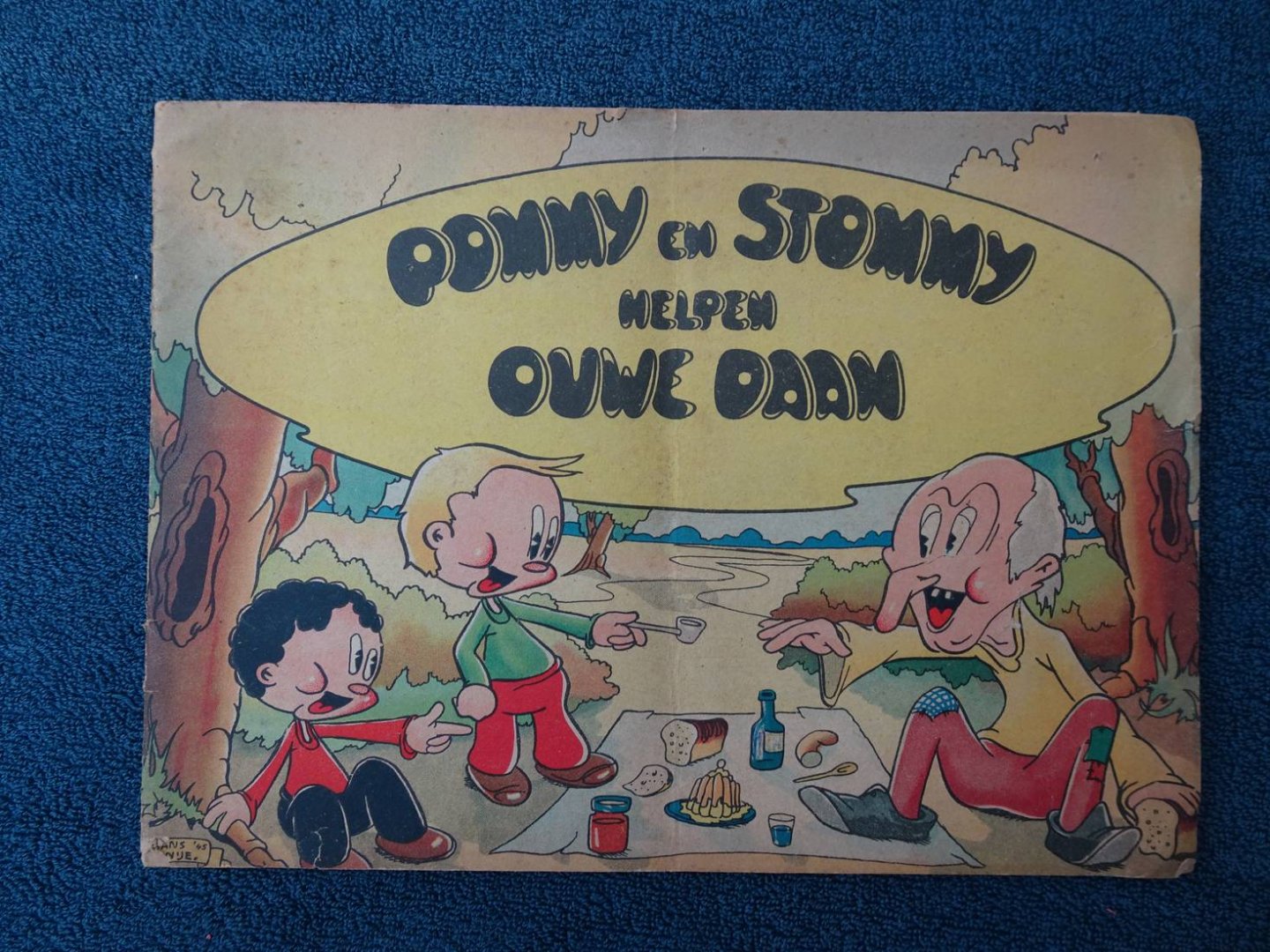 N.n.. - Pommy en Stommy helpen ouwe Daan.