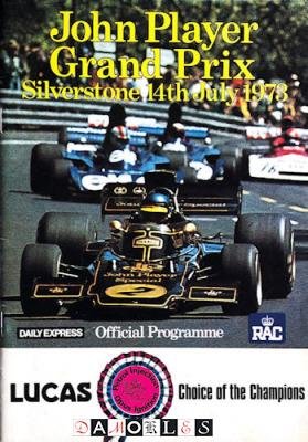  - Raceprogramma: Sliverstone John Player Grand Prix 14th July 1973