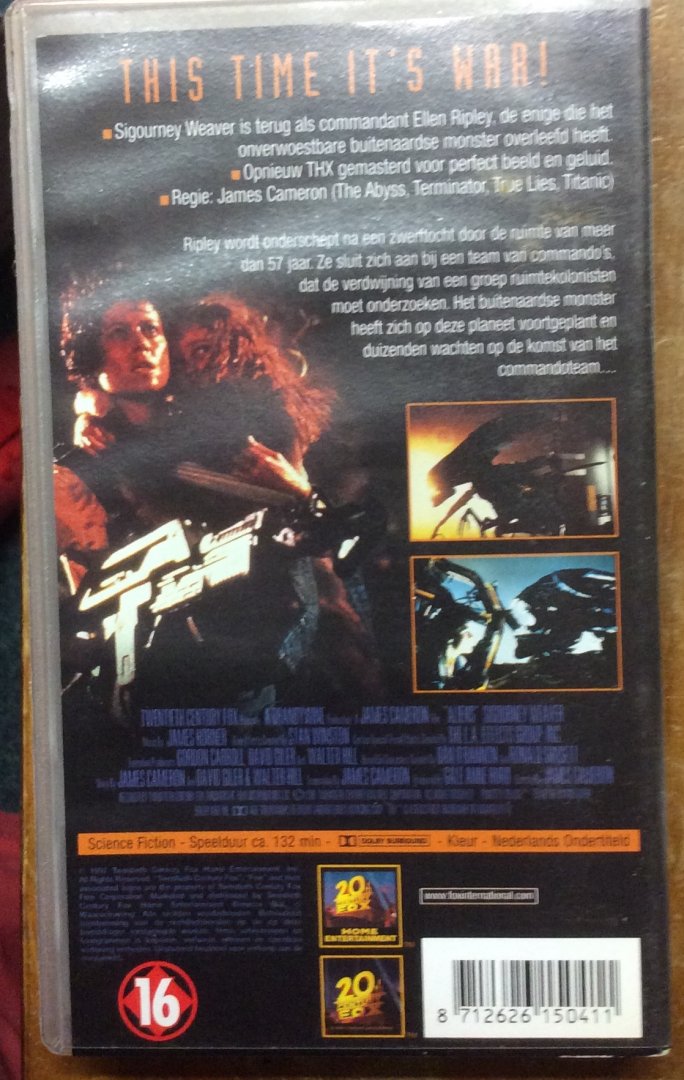 Ridley Scott - Aliens VHS Box (Making of, Aliens 1, 2 en 3)