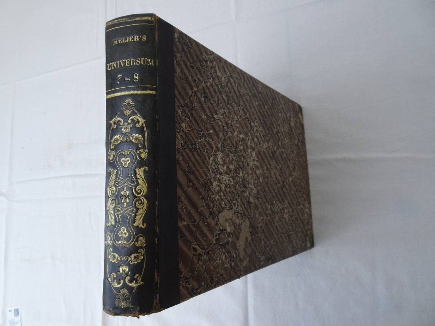 Geelhoed, D. en J. van Wijk. - Meyer's Universum, behelzende afbeeldingen der voornaamste en belangrijkste gezigten, zoo van natuur als kunst, in alle werelddeelen, met eene beschrijving derzelve. Vrij uit het Hoogduitsch vertaald. Deel 7 en 8.