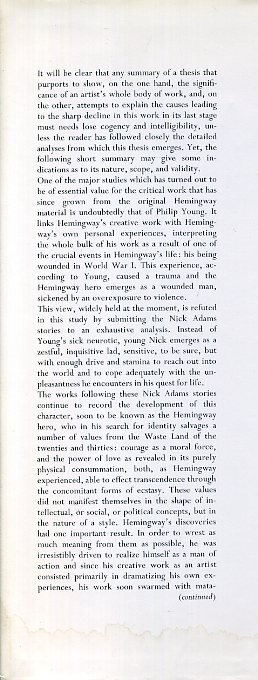 Bakker, J. - Ernest Hemingway. The Artist as Man of Action.