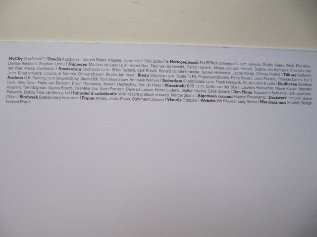 Marcel Sloots - Grey Tones, Steden en ontwerpers