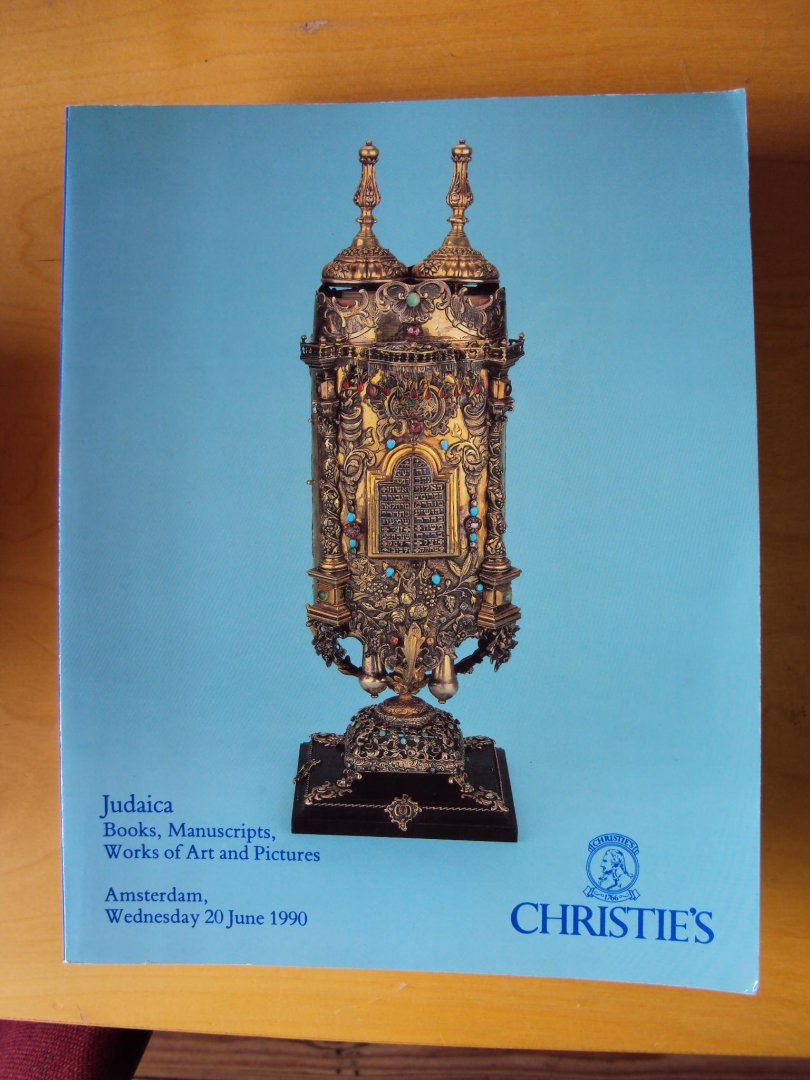 Christie's - Judaica. Books, Manuscripts, Works of Art and Pictures