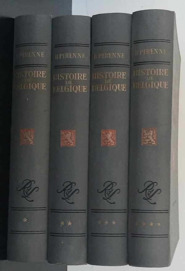 PIRENNE Henri - Histoire de Belgique (4 volumes)